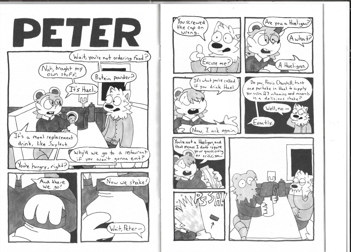 Ohlittlerabbit's tweet photo. I decided to photo scan the little comic book that came with the first book. Look at Peter 🥹 https://t.co/g7Dti9eWOP