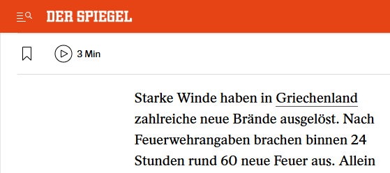 Kachelmann's tweet photo. Es ist berührend, wenn im dummdeutschsprachigen Journalismus die Lüge, dass die Hitzewelle Waldbrände auslösen würde, von der neuen Lüge abgelöst wird, dass der Wind neue Waldbrände verursachen würde, wenn es etwas kühler geworden ist.

Siehe das angeheftete Posting zum Thema. https://t.co/p5Bid2JyCG