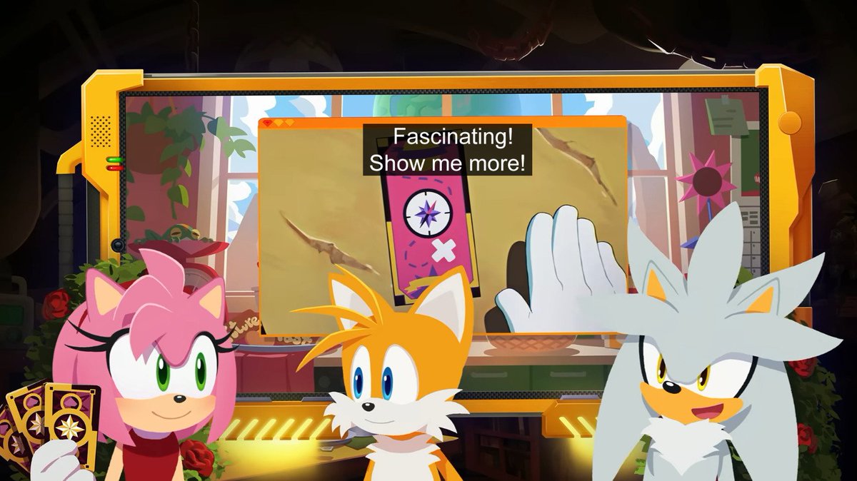 PrettyFluffyBoy's tweet photo. Silver is always so interested in Amy's hobbies.

He's eager to see her tarot cards. He starts a garden after Amy shows him he can. He brings her apple pie recipe to the future with him so he can try out baking. He even wants to try giant hammer wielding after he sees her do it. https://t.co/ruO7AEUV7i