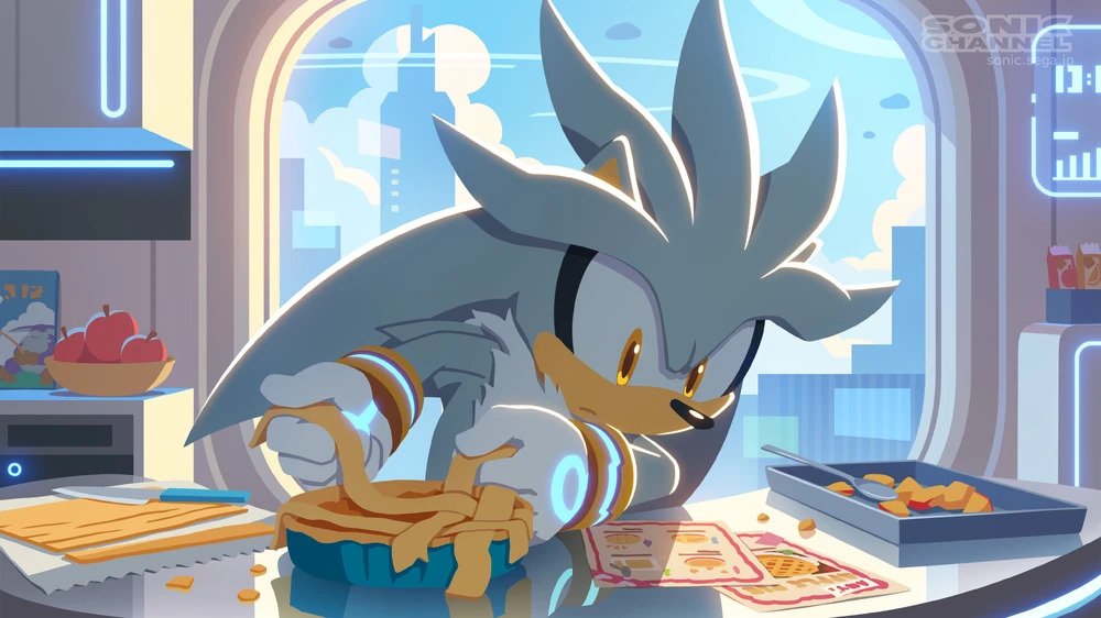 PrettyFluffyBoy's tweet photo. Silver is always so interested in Amy's hobbies.

He's eager to see her tarot cards. He starts a garden after Amy shows him he can. He brings her apple pie recipe to the future with him so he can try out baking. He even wants to try giant hammer wielding after he sees her do it. https://t.co/ruO7AEUV7i
