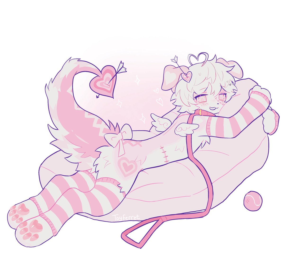 toyferret's tweet photo. Tuckered out https://t.co/6knndeUqMu