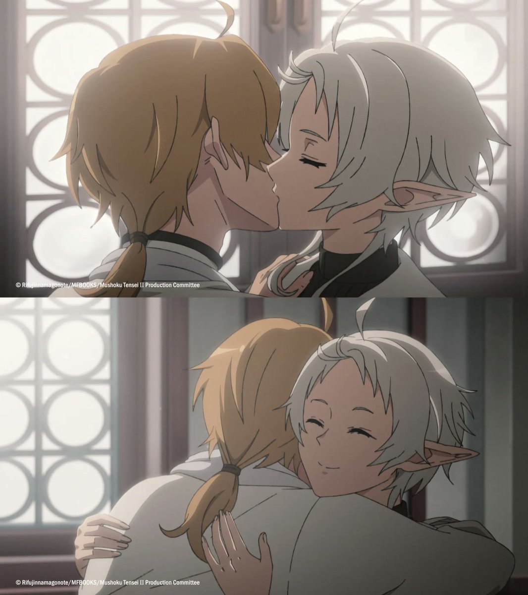 fafnir_maho's tweet photo. El fandom de Mushoku y Re Zero sacándose los ojos*

Mientras tanto Rudeus y Subaru en su departamento: https://t.co/vDZBHeXnKd