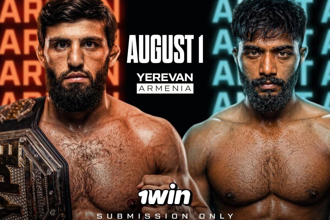 gloryathletes's tweet photo. 🚨 BREAKING NEWS
Arman Tsarukyan has just DOMINATED and SUBMITTED Ankit Baiyanpuria in their submission-only grappling match at Hype Fighting in Armenia!
The UFC contender made quick work of the Indian fitness star. It’s over.
#ArmanTsarukyan #AnkitBaiyanpuria #HypeFighting https://t.co/DNJNSsrTgO