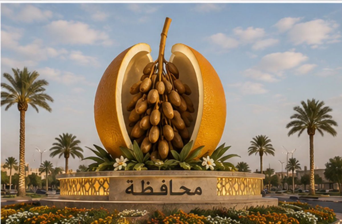 hareqnews's tweet photo. مقترح من احد أهالي #محافظة_الحريق، بوضع مجسمات جمالية في دوارات وميادين الطرق،تحاكي معالم وتراث المحافظة ، وتحسن من المشهد البصري لها.. https://t.co/mDUOTdooXh