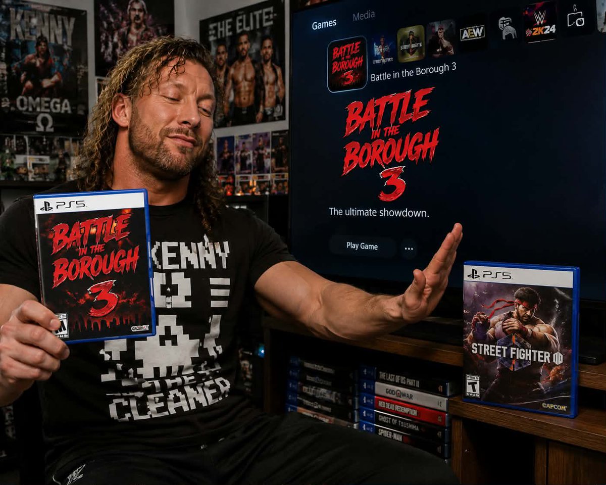 HistoryMakerDJS's tweet photo. The #AEW World Champion knows where the best really wrestle at! 😎
#DJStorms #BattleInTheBorough3 #ReadyForBattle #Wrestling https://t.co/zV5hhXTWvY