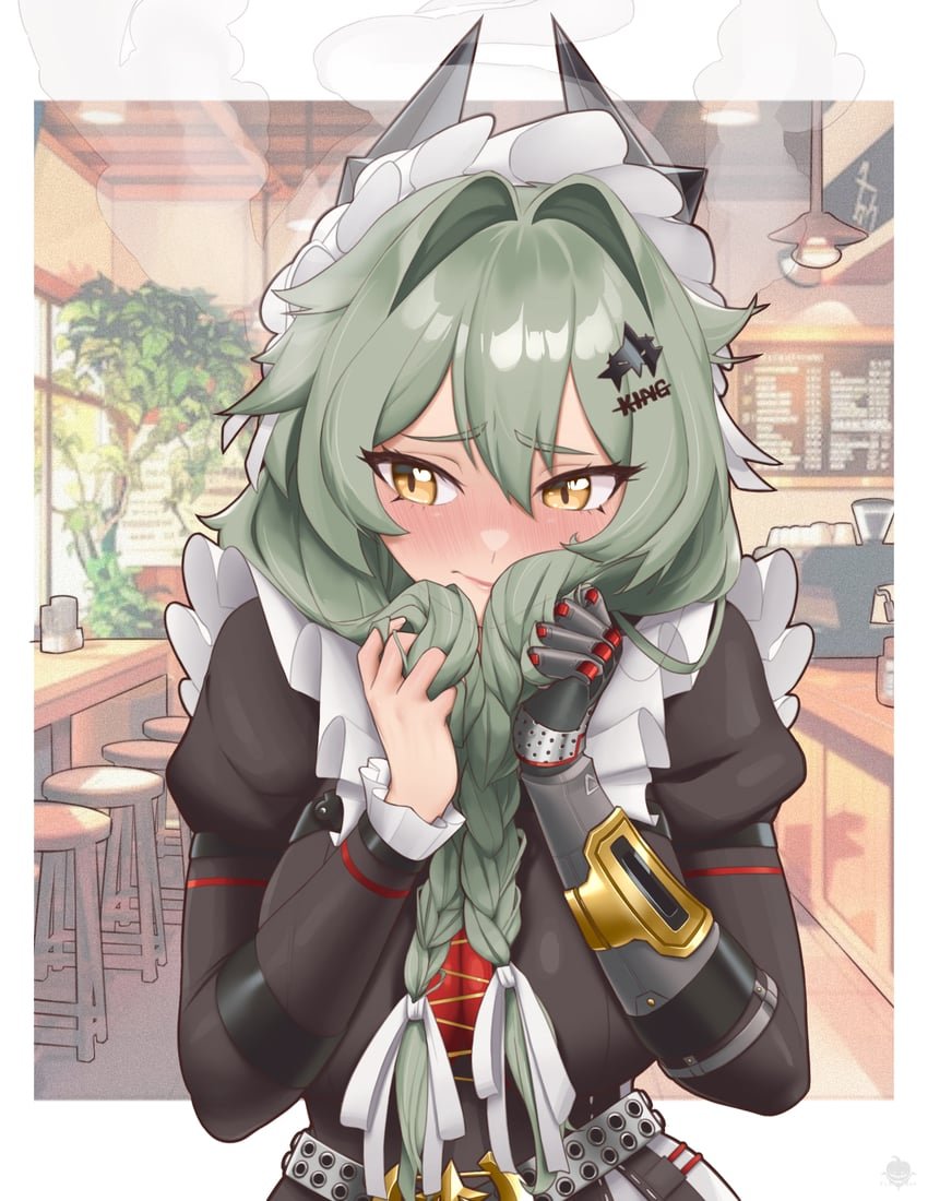 CalydonTomboy's tweet photo. “Ehhh...💧 When is she getting back here? I thought I was only taking for a few minutes. I'm not built for service duties. What are you doing Rina...” https://t.co/PHEuvYHi3c
