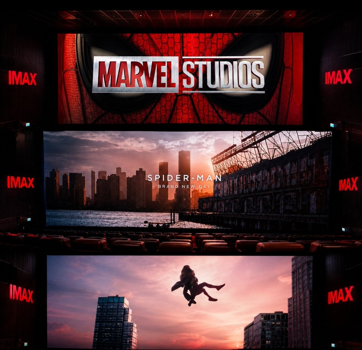 Ansif_k1997's tweet photo. Friendly Neighborhood Spider-Man is back! 🕸️ Can't wait for what's coming next. ❤️💙 #SpiderManBrandNewDay #MarvelStudios #IMAX #NoSpoilers https://t.co/Y4f4pAyS2U