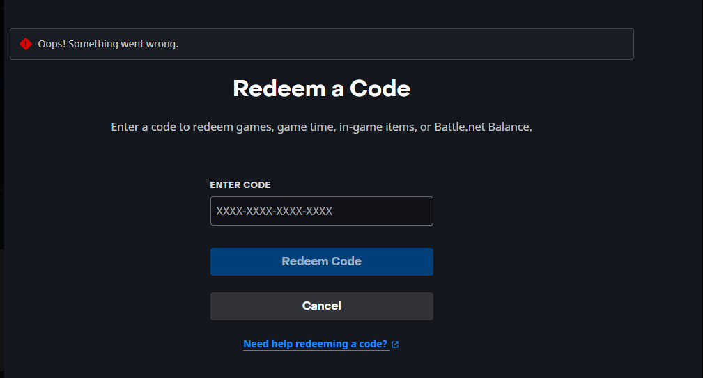 bignick353's tweet photo. @BlizzardCS Battle.net-- this is the screenshot that they sent me. https://t.co/ngV6y6aVXb
