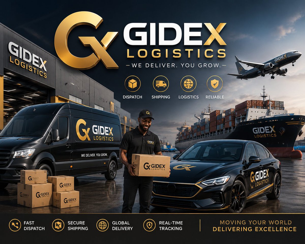 gidexacademy's tweet photo. The future of commerce depends on efficient logistics.

From local transportation to international deliveries, we’re building reliable logistics solutions that connect businesses across borders.

Moving products.
Connecting markets.
Creating opportunities. https://t.co/NttHxu3Ula