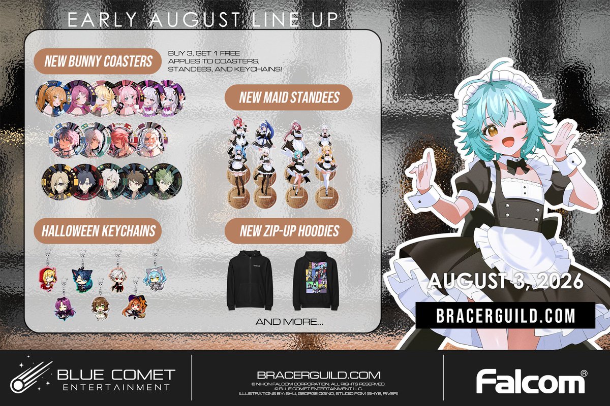 August is kicking off in style. ✨ Our Early August Lineup arrives