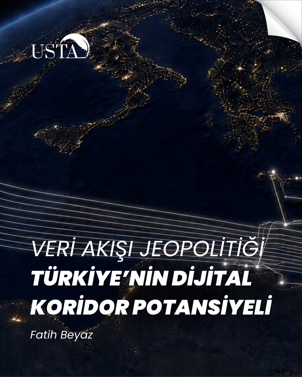 ustadorg's tweet photo. Veri Akışı Jeopolitiği: Türkiye’nin Dijital Koridor Potansiyeli

🖊️ Fatih Beyaz (@fatihbeyaz07), kaleme aldı.

📃Hemen okuyun ↙️ https://t.co/unHYfPfUl5