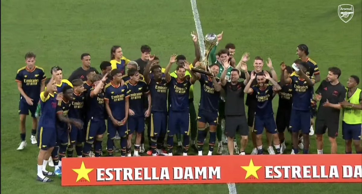 afcstuff's tweet photo. ARSENAL ARE COSTA BRAVA CHAMPIONS! 🏆🇪🇸 https://t.co/qGaefQpGDC
