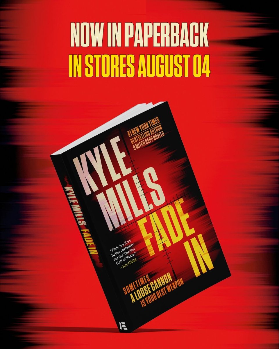KyleMillsAuthor's tweet photo. 3 days until the paperback release of FADE IN! https://t.co/nZGsmgRgDV