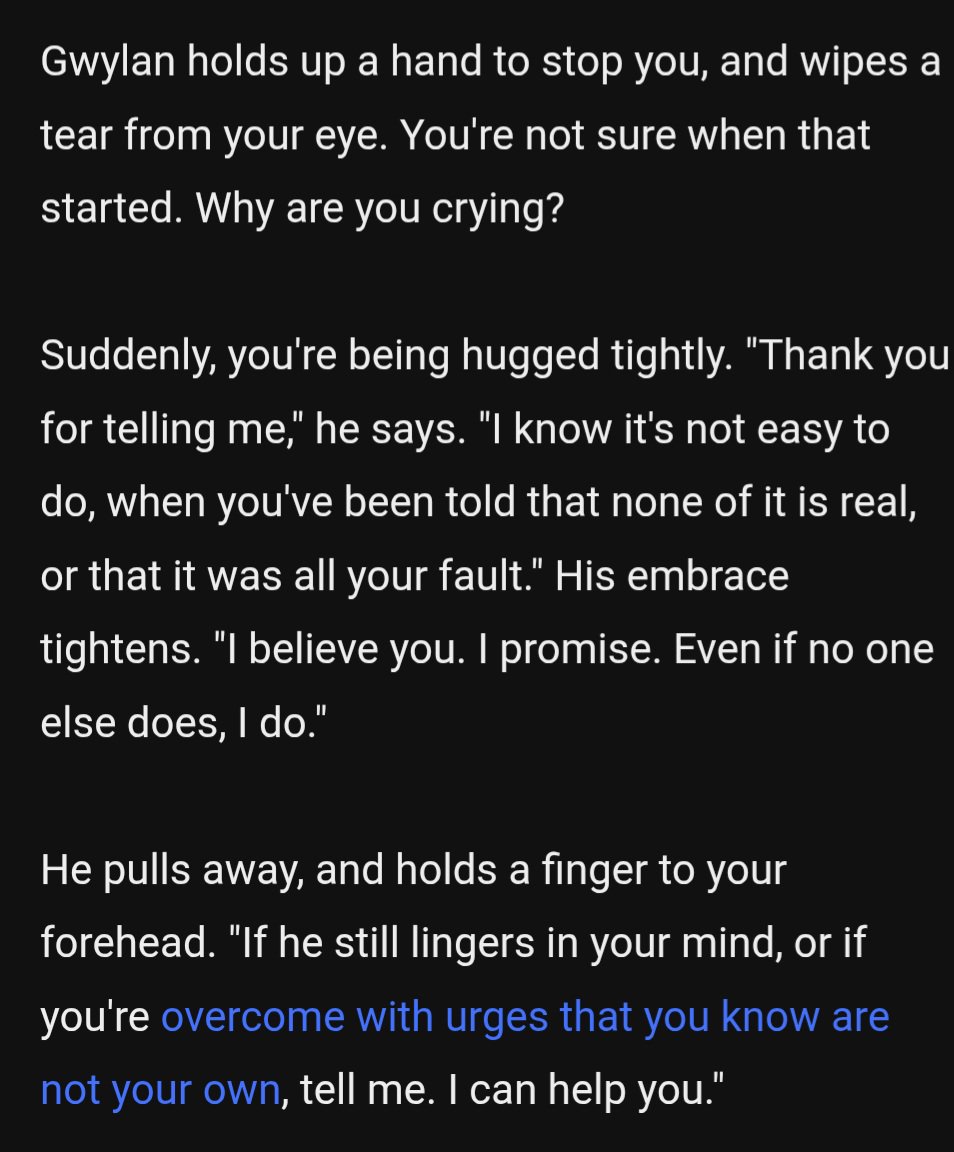 FromMikaaa's tweet photo. @k4tzilla Gwylan would probably make tea for us! Would gather some strange herbs and be like "never thought I would be so worried about someone's period... Why are you hurting so much? Where does it hurt?" Because he is a damn gentleman and ugghhh!! Look, not even 50+ interest. https://t.co/pxbNHoZMNo