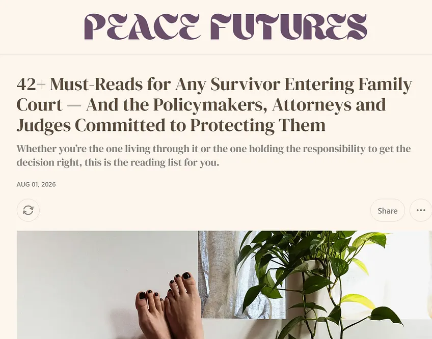 SheraFamily's tweet photo. We are very grateful to have five of our papers cited here. The post provides a huge amount of free knowledge if you are a victim-survivor, particularly for those engaged in #familycourt proceedings #coercivecontrol #domesticviolence #postseparationabuse https://t.co/00KRrNfmpQ https://t.co/WMKWzMAtJ2