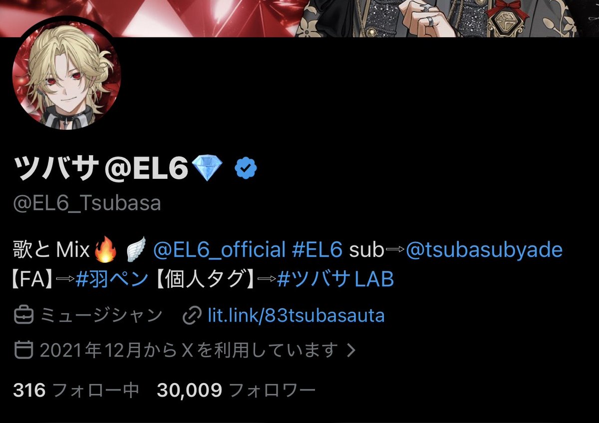 EL6_Tsubasa's tweet photo. おはよーさん🪽

Xのフォロワー様が30000人を突破いたしましたーーーー大感謝！！！㊗️㊗️㊗️

嬉しすぎかよ！！！！
ということで今日も世界を、歌を、みんなを愛して生きていきます、ツバサマンです。 https://t.co/rFGnkr1lc3