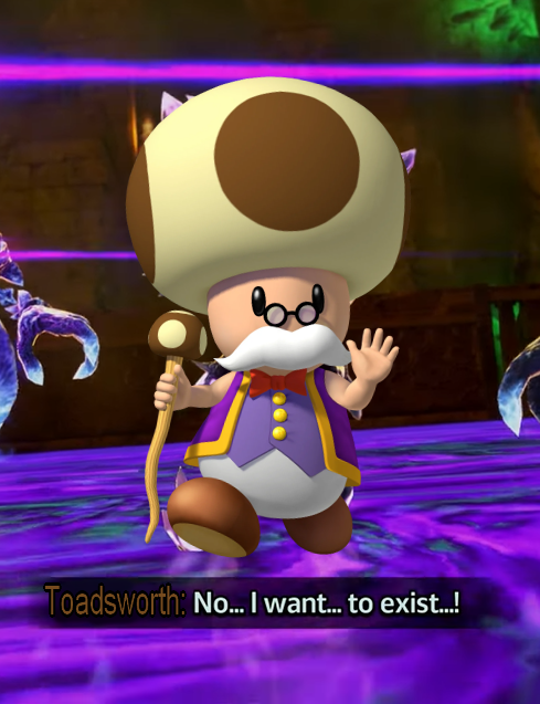 kkirby999's tweet photo. What Nintendo has been doing to Toadsworth these past few days: https://t.co/PuOTTctY3b