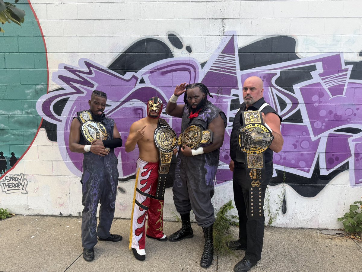 PatrickSaint__'s tweet photo. Product of @toswrestling1 🏆🏆🏆🏆 https://t.co/W6jvuChhLX