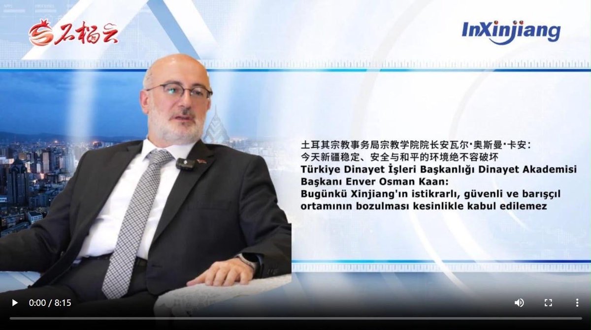 U_Hareketi's tweet photo. 🔴  bunu görünce inanamadık

Türkiye Diyanet işleri Başkanlığı Diyanet Akademisi Başkanı Enver Osman Kaan Çin kominist partisi sözcüsü gibi konuşmuş 👇 https://t.co/bjxO97BoLv