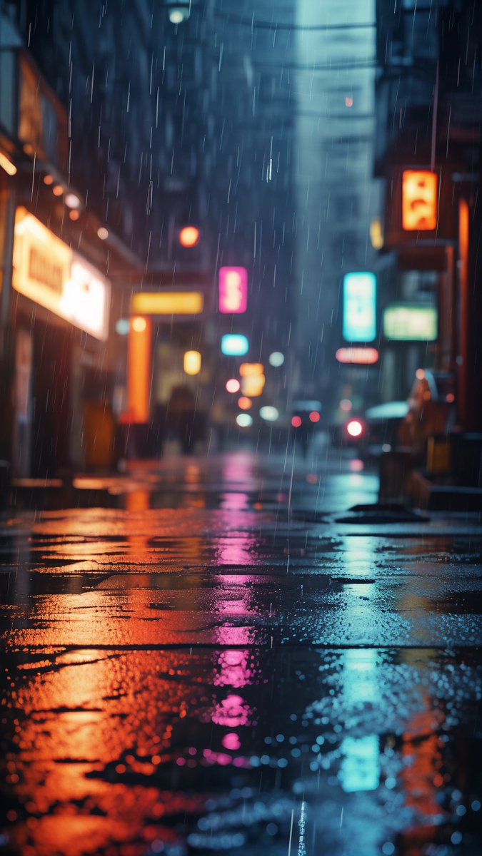 StasiaSiava93's tweet photo. Quick snap on the way—rain-slicked streets and that sudden, soft city glow https://t.co/DeUeVpvBry