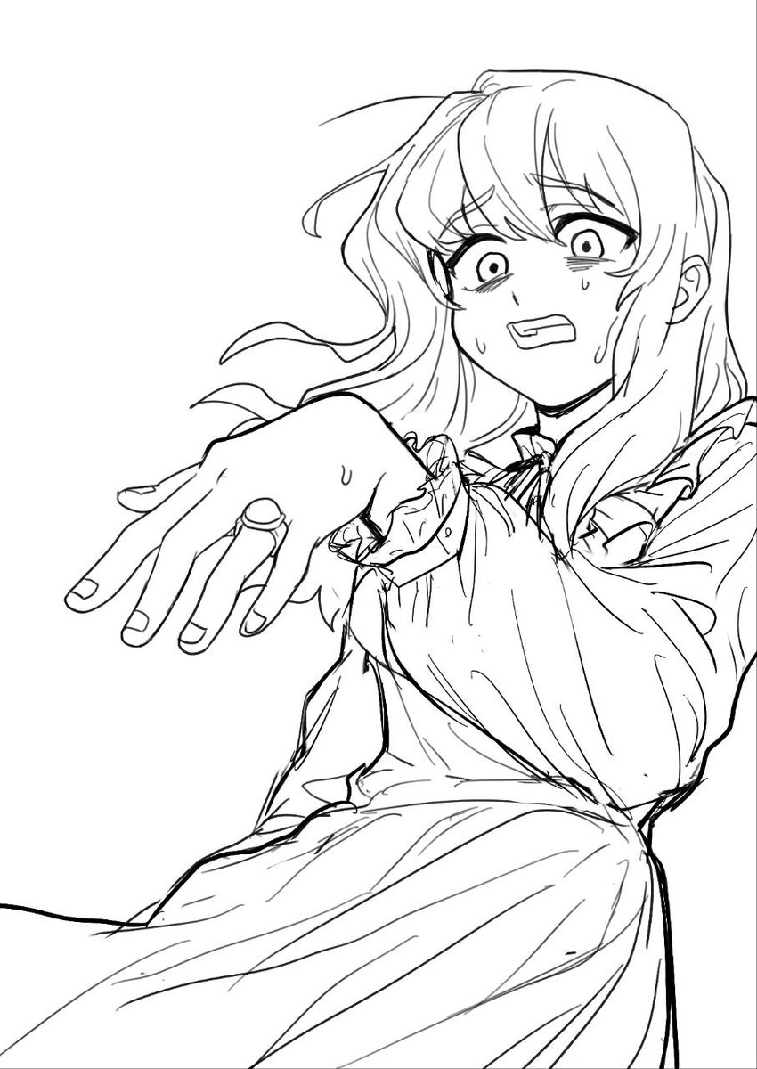 nikuko0's tweet photo. わかってくれ
←線画のコツ掴む前
→線画のコツ掴んだ後
ラフのイメージを崩さず清書できるの感動すぎる https://t.co/M1HzzGbTa4