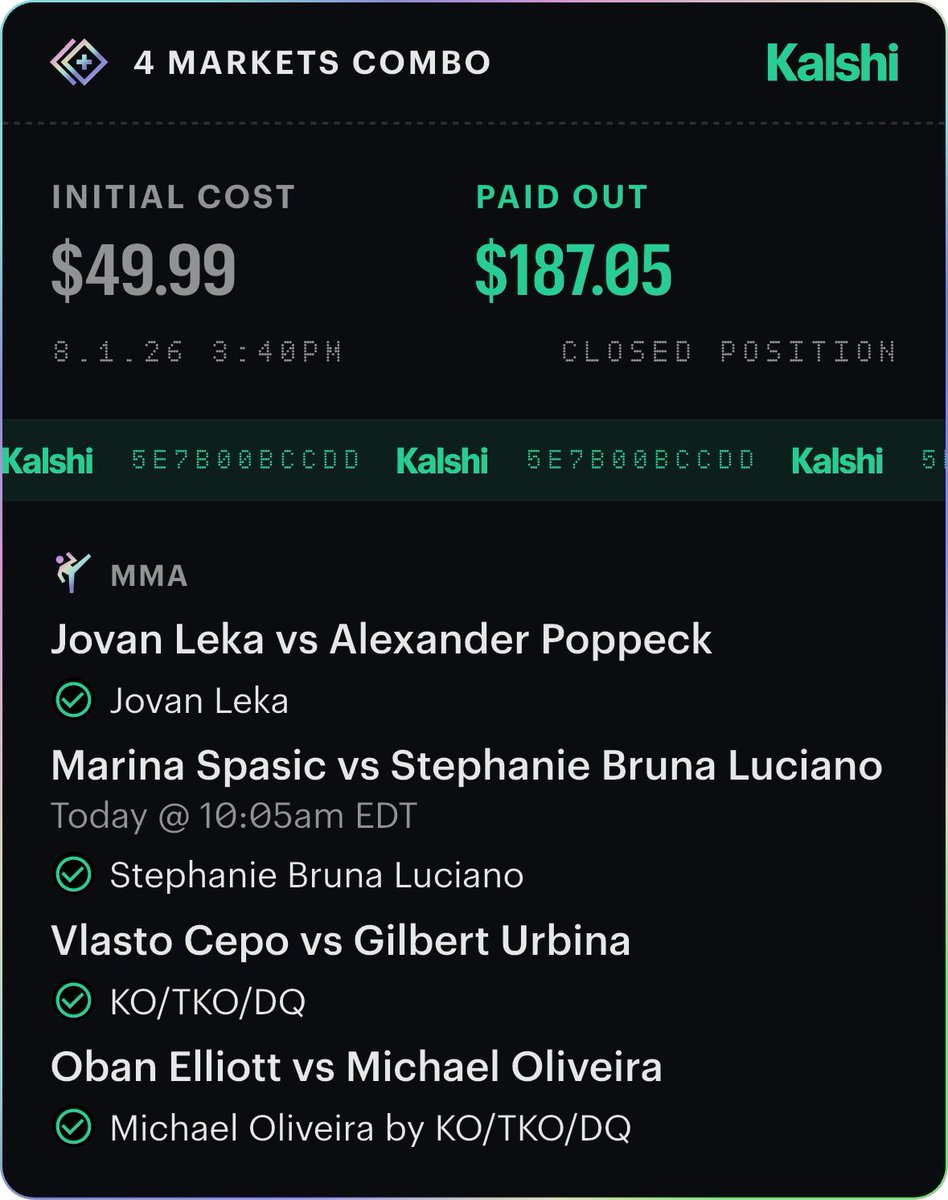 bazRonk's tweet photo. UFC Belgrade was electric

michael oliveira is an absolute rocket

anyone who put real US currency on vlasto cepo… for shame

and finally, if you fr thought a guy who spent the last 9 months in prison was going to last even a round with medic, YDKB. https://t.co/IOVZGu4rJk