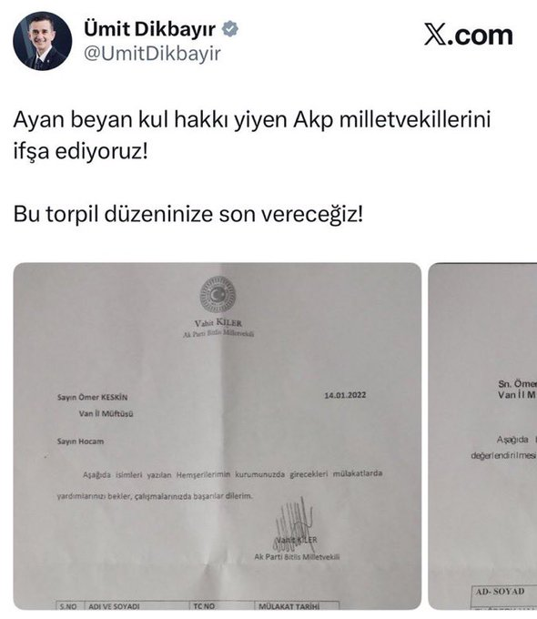 TC_MKemal's tweet photo. Bunu yazan Ümit Dikbayır AKP'ye katılıyor....

Yorumunuz nedir?😉 https://t.co/RNlt6VEvxK