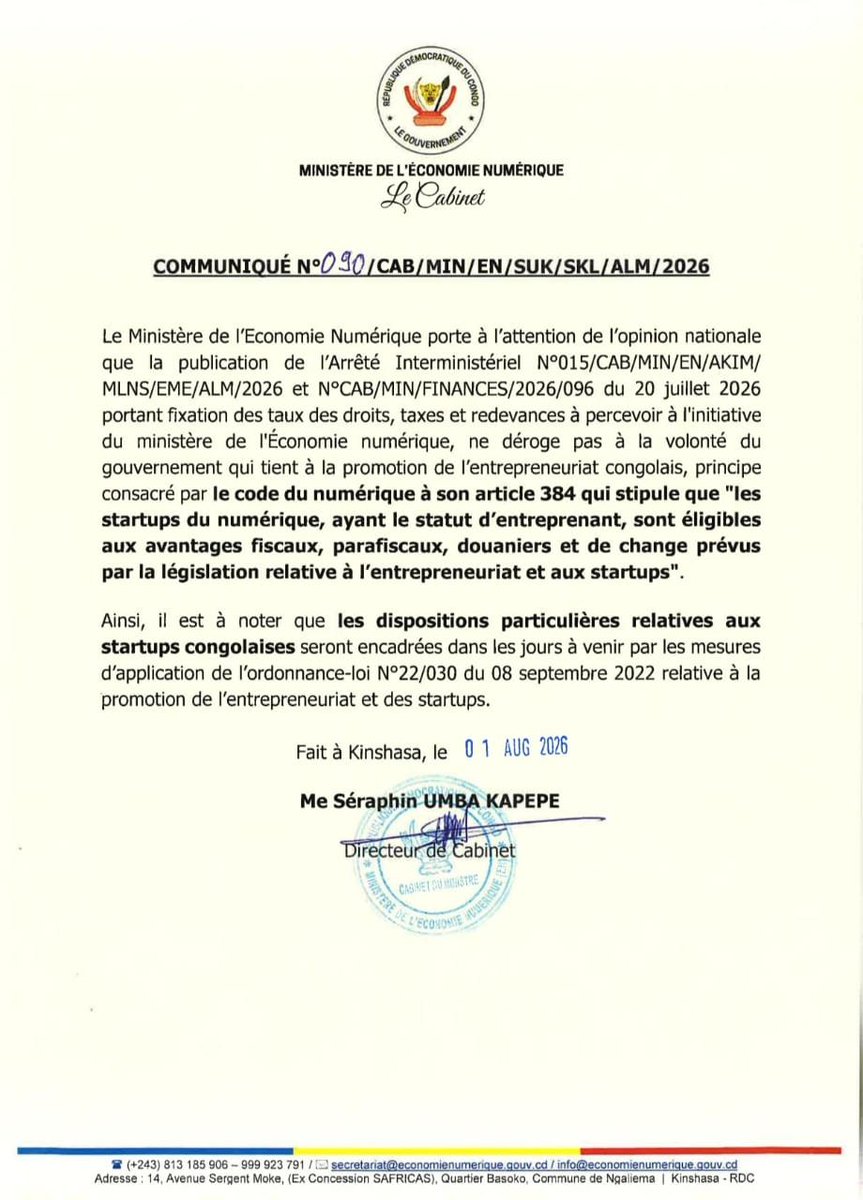 econonumerique's tweet photo. #numérique
#RDC https://t.co/lO9VydNjpx