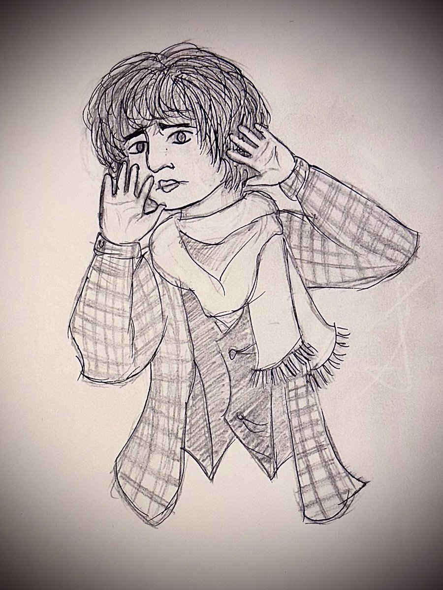 d3arestblu3's tweet photo. Did a quick sketch of protagonist
#authorsprotagonist https://t.co/Wm8V1Gca2R