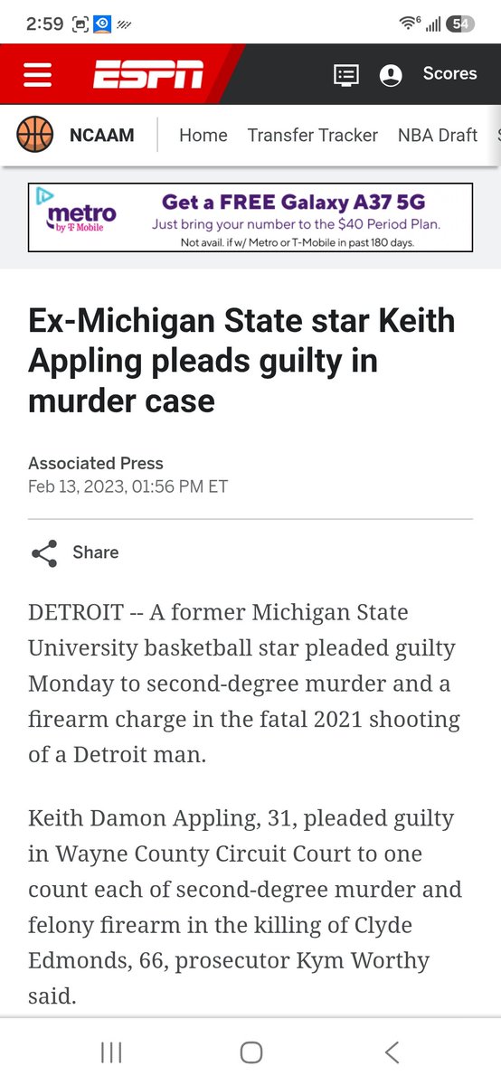 scottfelgner's tweet photo. @SpartanFourLife It could be worse! Izzo has a great culture of raising criminals https://t.co/VQBoc6WHYD
