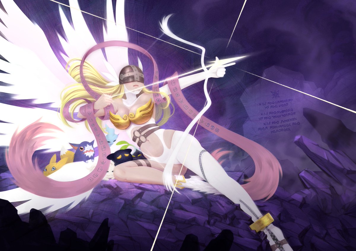 Ra_sketch's tweet photo. "I am the morning that throttles the darkness."

Angewomon for this year's @DigigirlZine!
It was an honor to participate with so many cool artists. Download the zine and check them out, you won't regret it.

#Digimon #デジモン https://t.co/hd9T2ZIFbi