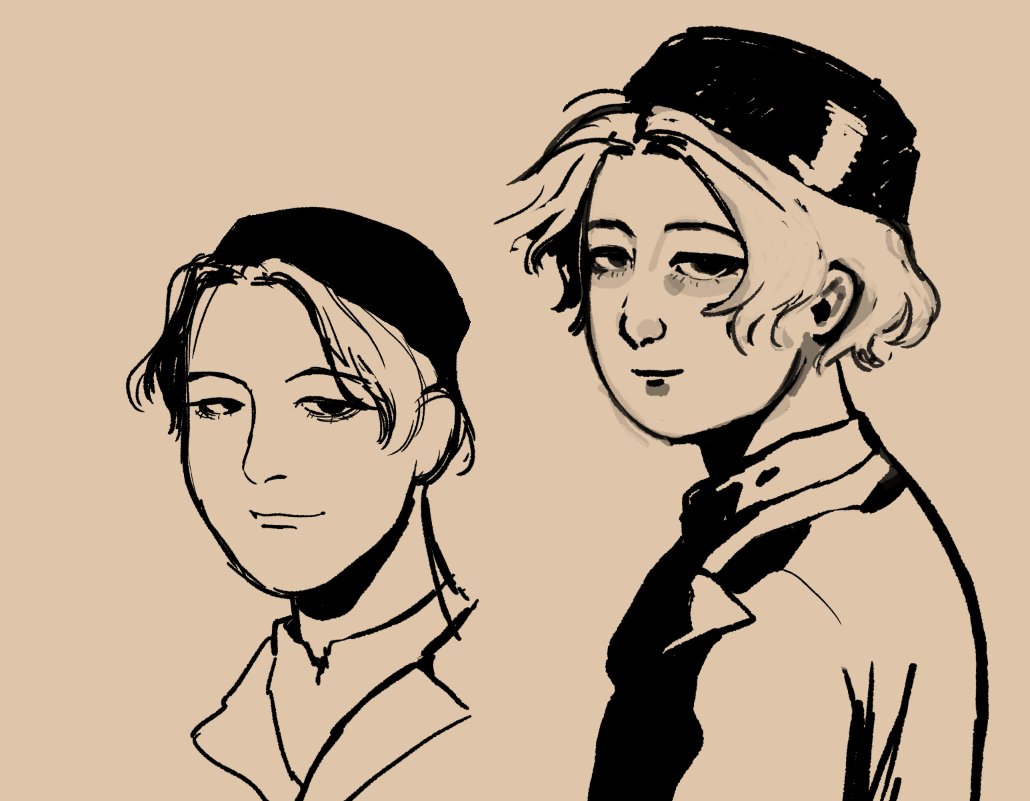 Steelbonnie7's tweet photo. I didn't know what to draw and then i saw Pushkin drawn by Chiho Saito. So, i drew Abai as ikemen https://t.co/fzm4Aqas4r