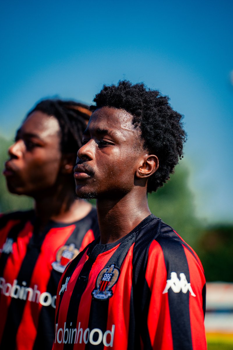ogcnice's tweet photo. Nos jeunes U19 valeureux face à la Juve. 🤝