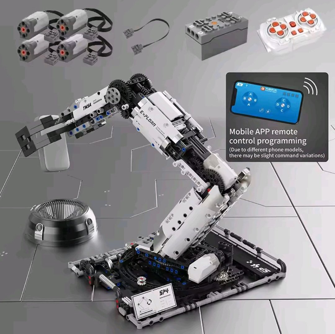 ebokify's tweet photo. Robotic Arm Building Blocks Programmable Remote Control toys STEM Learning Cultivation of interest in mechanical engineering
🏪 Get Now: https://t.co/wsI66Cti2v
#RobotArm 🦾 | #STEMToys 🤖 | #ProgrammableRobot 💻 | #BuildingBlocks 🧩 | #MechanicalEngineering ⚙️ https://t.co/yXfGzRhemd