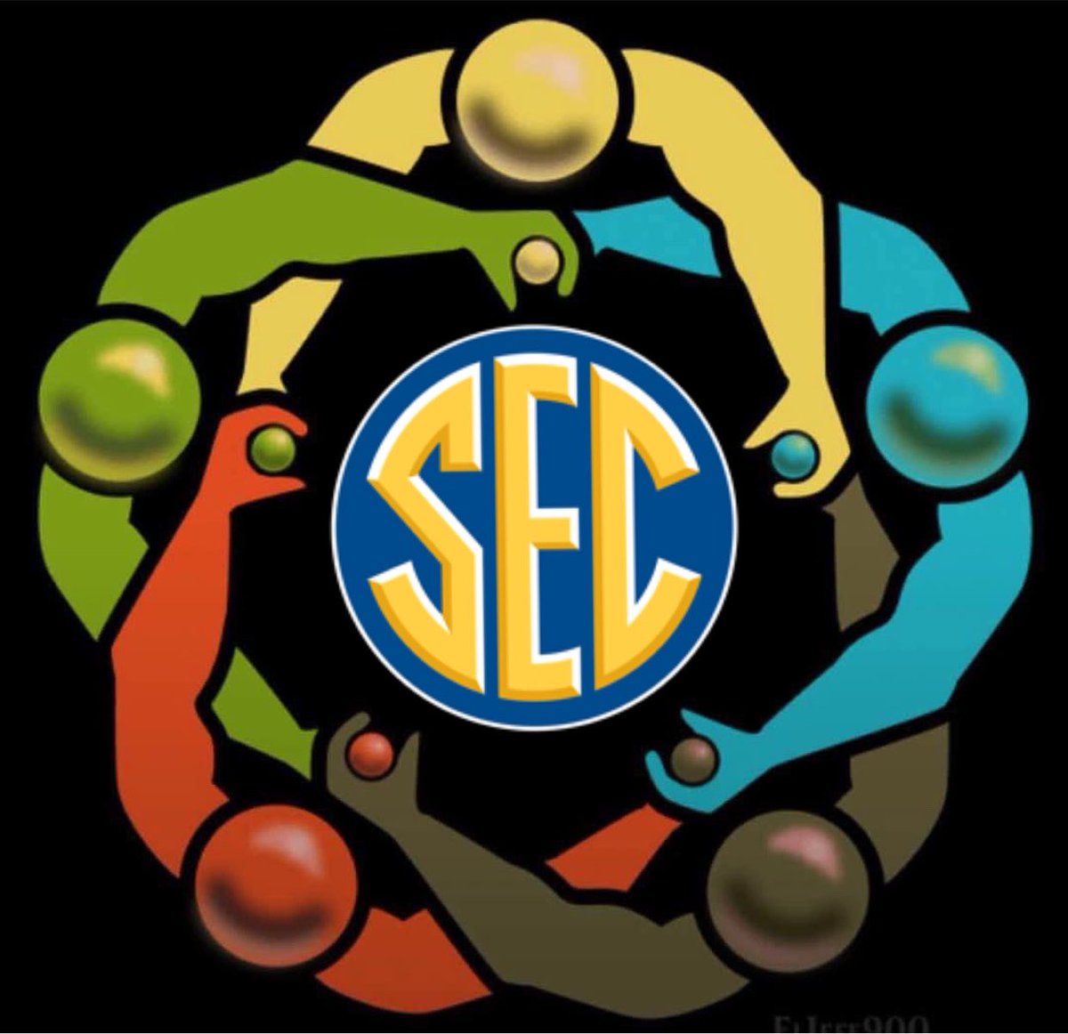 BuckeyeBat's tweet photo. Not sure about this new SEC football logo. The old one was fine the way it was. No idea why they decided to change it. https://t.co/tsfIWXSpRo