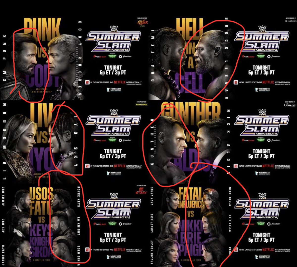 JimLove8's tweet photo. 39th Annual Edition of WWE #Summerslam 2026 Night 1 Predictions https://t.co/mT4zeEmXWr