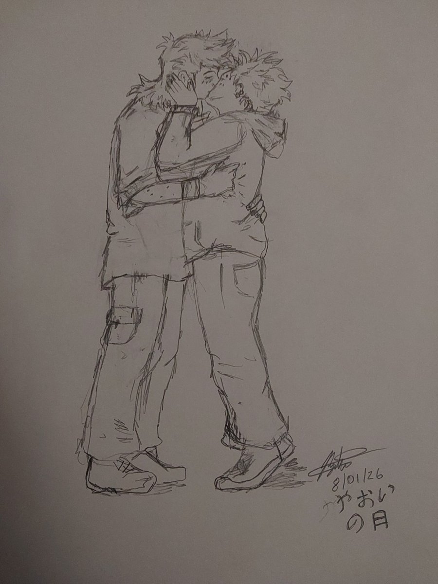 BloodLeopard's tweet photo. Happy 801 Day Everyone ~
#tordtom #tomtord #801day #ughhaveyourfluff #myart #fucktomshairidontknowhowiwanttodrawit #yaoiday https://t.co/Pu29t0cFRw