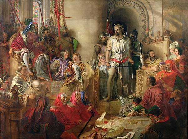 URDailyHistory's tweet photo. 5 Aug 1305: William Wallace, who led the #Scottish resistance against England, is captured. He is tried for treason, found guilty and #executed on August 23. The movie "Braveheart" starring Mel Gibson, is based on him. #History #OTD #ad https://t.co/c7TiptJTp3 https://t.co/BIvgpAtRwS