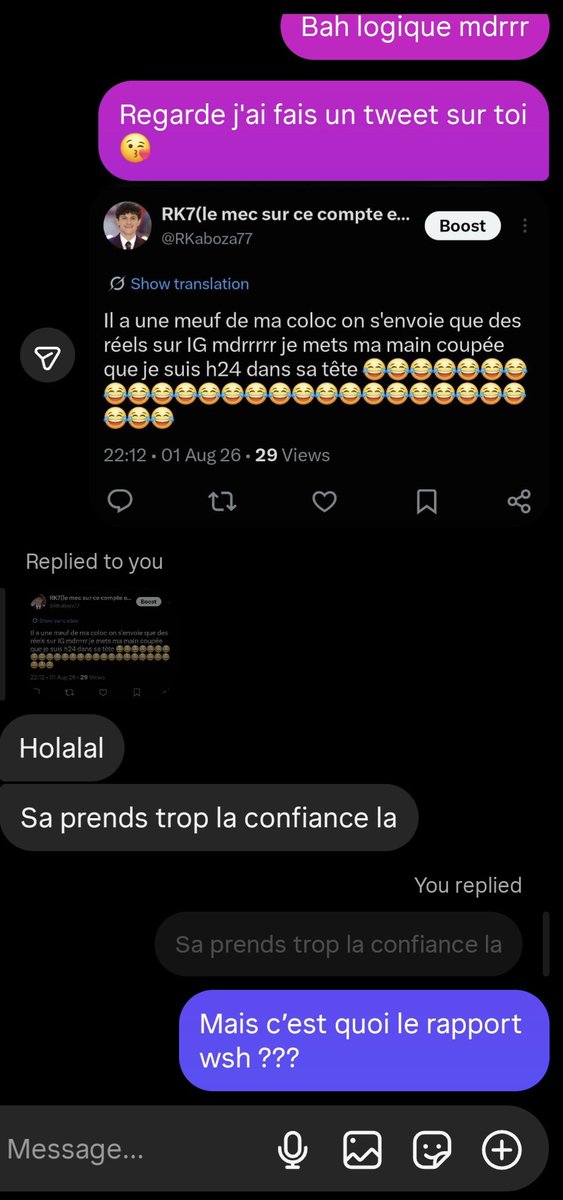 RKaboza77's tweet photo. Eh vas-y j'arrête de parler aux femmes https://t.co/3bOizeQIWp