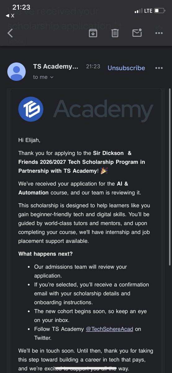 ExplorerElijah's tweet photo. @Wizarab10 I just did. I pray I get selected. 
Thank you chief for this great opportunity. https://t.co/N2Tvs0JA9m