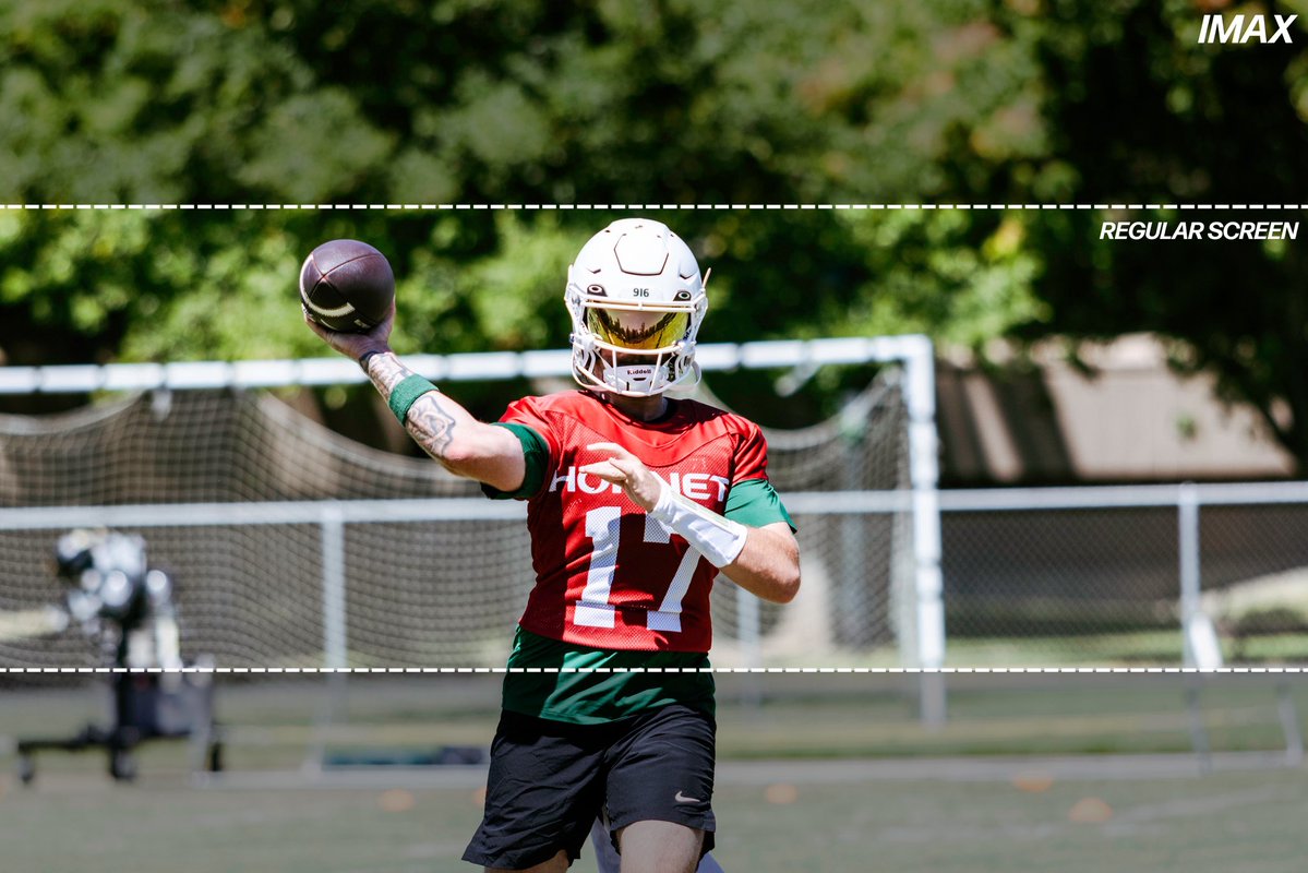 SacHornetsFB's tweet photo. 𝘽𝙀𝙏𝙏𝙀𝙍 𝙄𝙉 𝙄𝙈𝘼𝙓 🎞️

#StingersUp | #GreenLine | #ZoTime https://t.co/cb974qcR2Y
