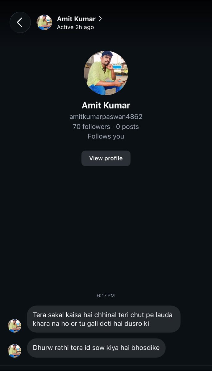 UnSubtleDesi's tweet photo. Some of Dhruv Rathee fans moments after he posted a video mentioning me. 

Sit down, Vir. Your friends are the vilest of them all https://t.co/6rZNgu6EJY