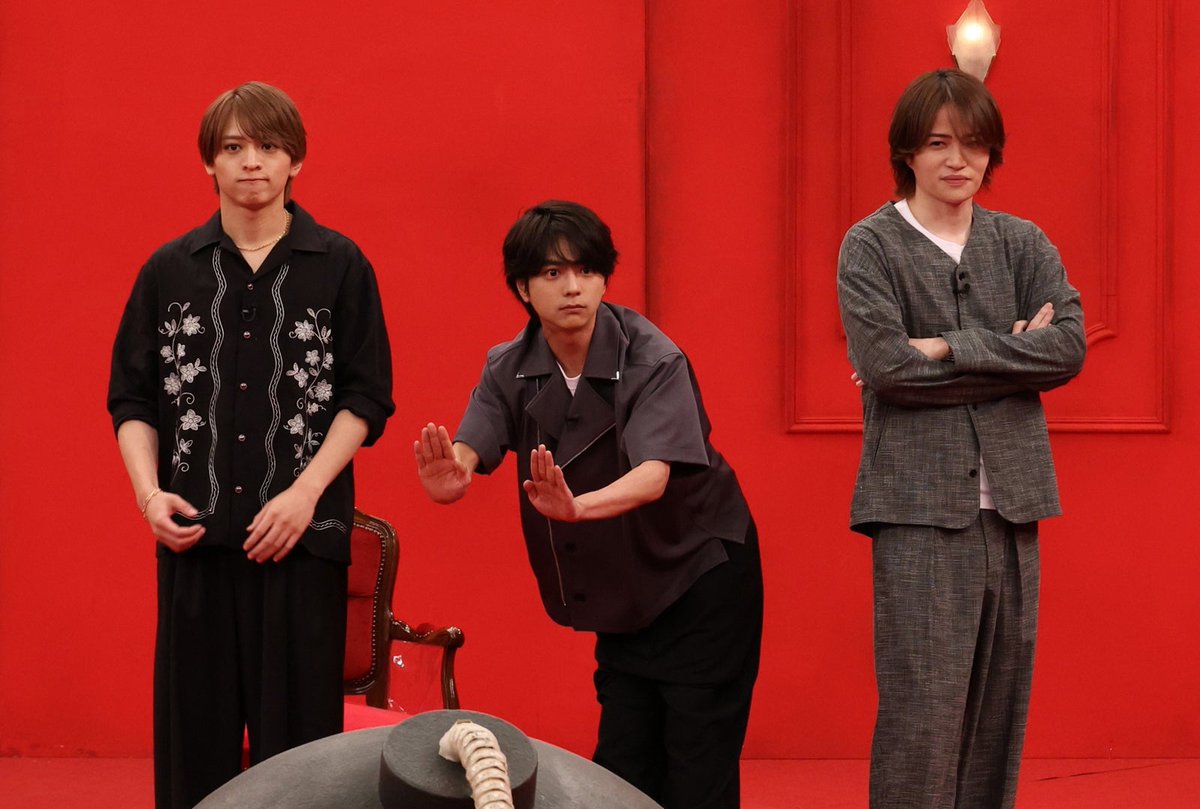 modelpress's tweet photo. 「ドッキリGP」4時間テレビSP
＜ボムマジ爆発＞開催決定💣️

◽timeleszチーム
菊池風磨,佐藤勝利,猪俣周杜

◽マッサマンSPチーム
向井康二(Snow Man),松田元太(Travis Japan)
＋マッサマンとゆかり深い“あの人”が緊急参戦

✍🏼対決を終えての感想
https://t.co/0NmMQNFpC8 https://t.co/0ObZj2NKuy