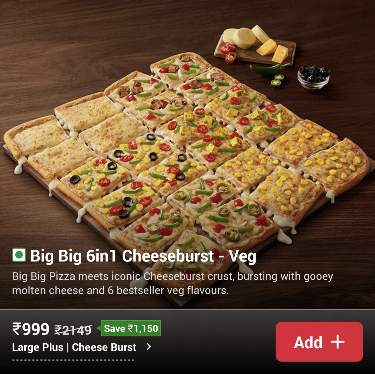 bhat_prathamesh's tweet photo. @dominos_india @dominos Spent 1.1K to eat a stone cold pizza. Order showed arrived on the app but was delivered 10 mins later. 1/3 of the pizza didn't have toppings. The tomatoes tasted weird and stale. Very disappointed with dominos. https://t.co/uExpAg8aZT