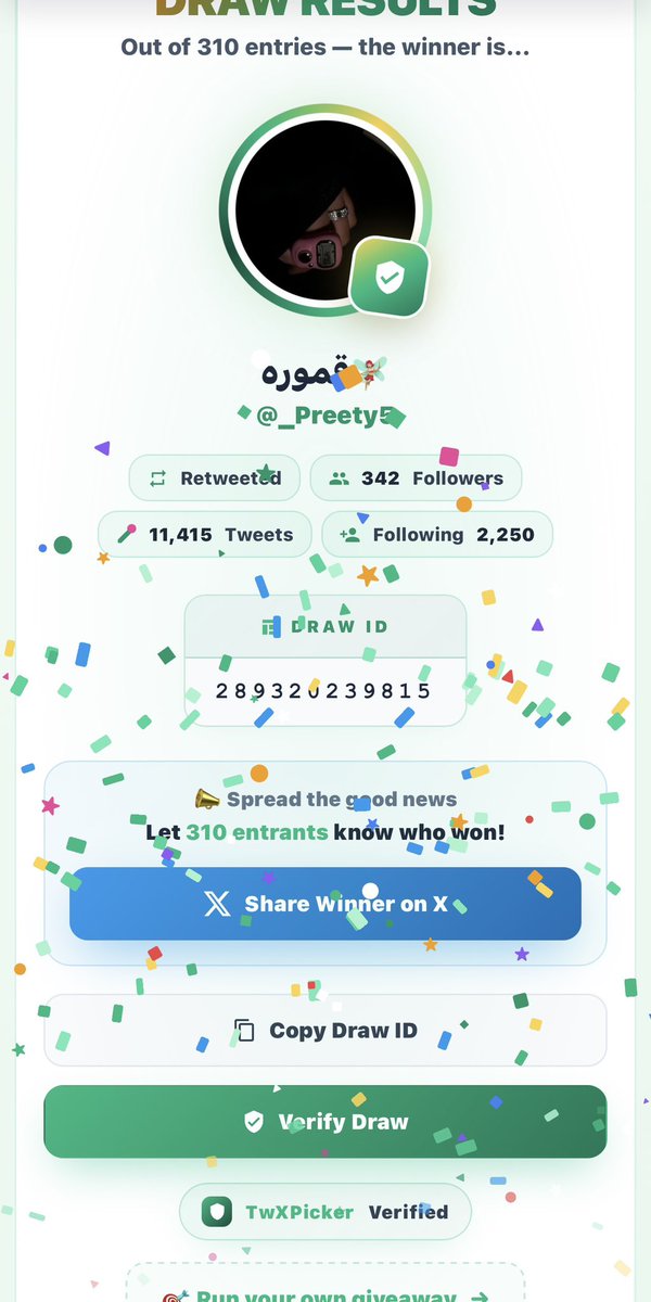 Mrpubg199's tweet photo. سعيد الحظ الليله @_Preety5 مبروك 🎉 👏🥳🎊 فزتي بـ كود 1800 شده
#ببجي #شدات https://t.co/bOvcRXLYeH