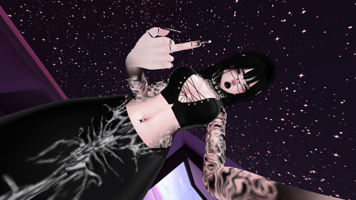 pixelbloodbathh's tweet photo. #promotwt ⊹ #moothunt #vrcnsfw #vrchat 

looking for moots?!?!!♡ 

 ✞ Emma | 20!! 
 ✞ she/her 
 ✞ Horror | gaming | music | stoner 
 ✞ Gym rat 🎧
 ✞ emo/goth 🦇
 ✞ 20+ !! ONLY MDNI!!!! 

✮ ↻ / ♡︎ moots! https://t.co/6b2Z84uZBv