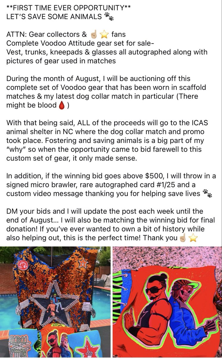 BradAttitude's tweet photo. DM me your bids… 
LET’S SAVE SOME ANIMALS 🐾 https://t.co/tZdDbyhiGN