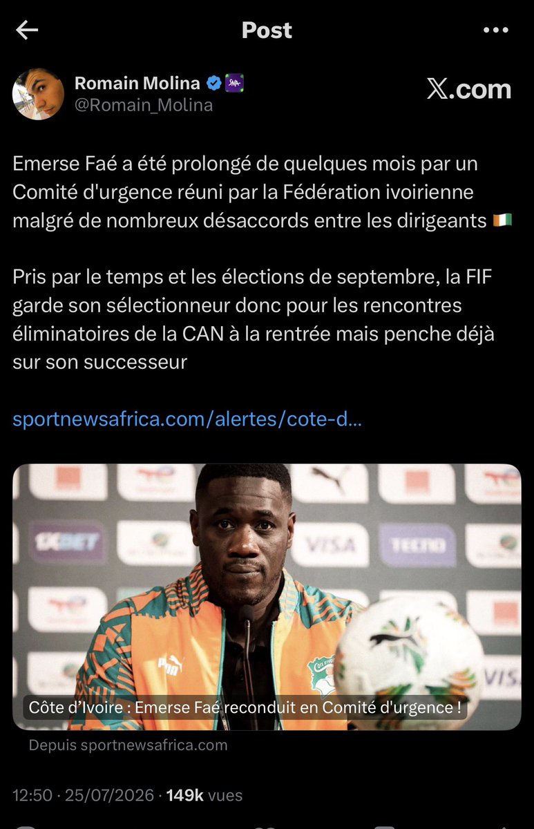 JuniorIbrahimD1's tweet photo. @DobeAboubacar Y’a un peu de mauvaise foi de ta part je trouve, le gars met l’article mais tu peux couper cette partie et le fais passer pour un menteur c’est grave d’en arriver à ce niveau quand même https://t.co/xRS4MXhaR7