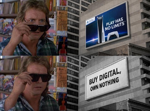 Bullstomping's tweet photo. @PlayStationEU Buy retro discs, preferably used. https://t.co/Y1lfpdhXdV