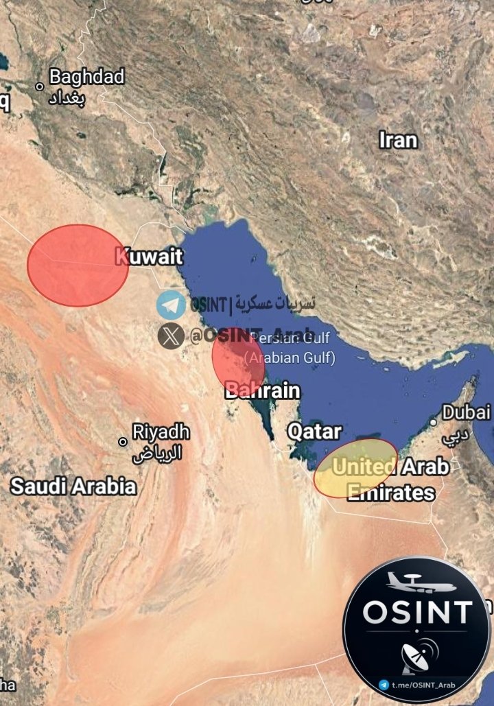 OSINT_Arab's tweet photo. ⛔️🛜❗️
- تجري حاليًا عمليات تشويش مكثفة على نظام تحديد المواقع العالمي GPS Jamming في المواقع المحددة على الخريطة.. https://t.co/qRQYQFy20V